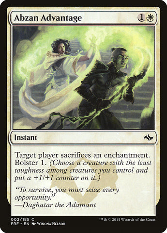 Abzan Advantage [Fate Reforged] 