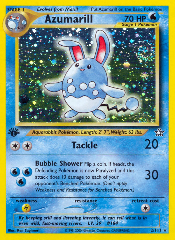 Azumarill (2/111) [Neo Genesis 1st Edition] 