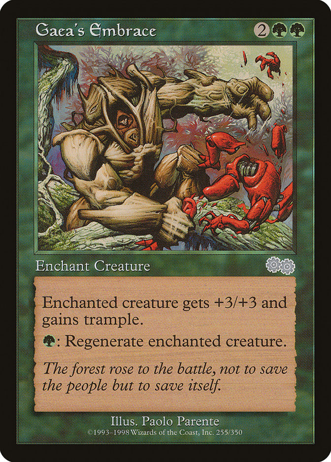 Gaea's Embrace [Urza's Saga] 