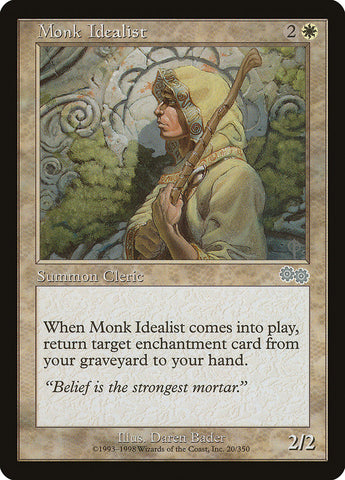Monk Idealist [Urza's Saga] 