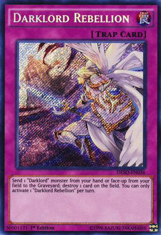Darklord Rebellion [DESO-EN036] Secret Rare 
