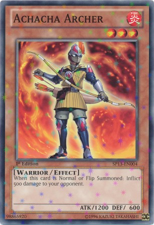 Achacha Archer [SP13-EN004] Starfoil Rare 