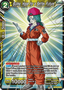 Bulma, Hope for a Better Future (Rare) (BT13-105) [Supreme Rivalry] 