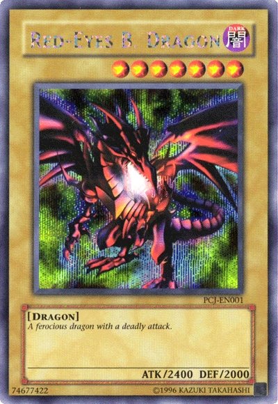 Red-Eyes B. Dragon [PCJ-EN001] Prismatic Secret Rare 