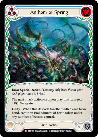 Anthem of Spring [DTD196] (Dusk Till Dawn) Rainbow Foil 