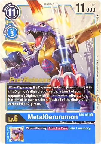 MetalGarurumon [BT5-031] [Battle of Omni Pre-Release Promos] 