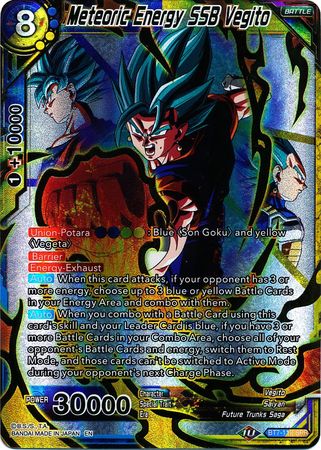 Meteoric Energy SSB Vegito (SPR) (BT7-118) [Assault of the Saiyans] 