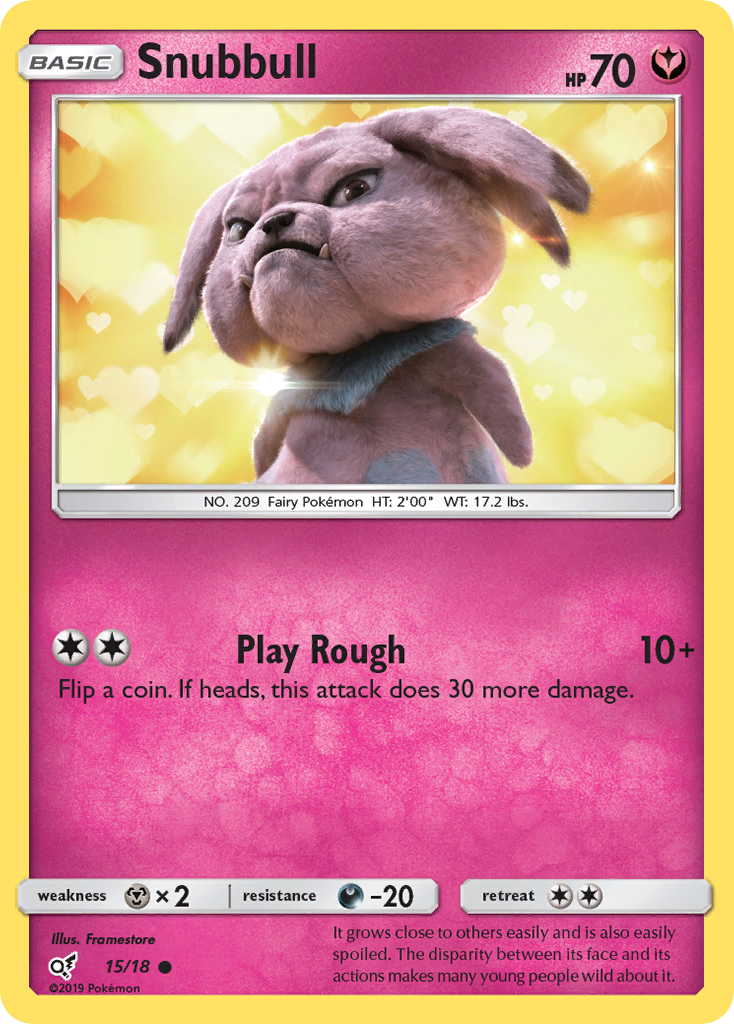 Snubbull (15/18) [Sun &amp; Moon: Detective Pikachu] 