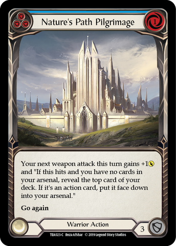 Nature's Path Pilgrimage (Blue) [TEA023-C] (Dorinthea Hero Deck) 1st Edition Normal 