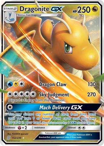 Dragonite GX (152/236) [Sun &amp; Moon: Unified Minds] 