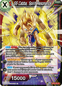 SS Cabba, Spirit Resonance (Starter Deck - Pride of the Saiyans) (SD15-02) [Cross Spirits] 