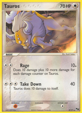 Tauros (5/17) [POP Series 2] 