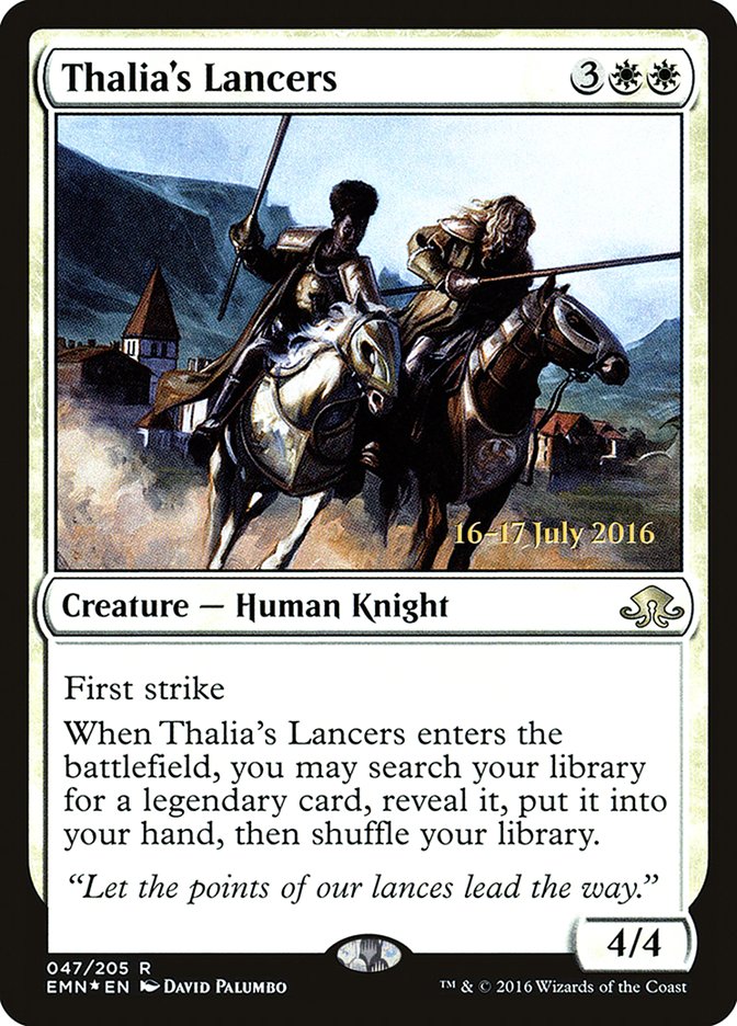 Thalia's Lancers [Eldritch Moon Prerelease Promos] 