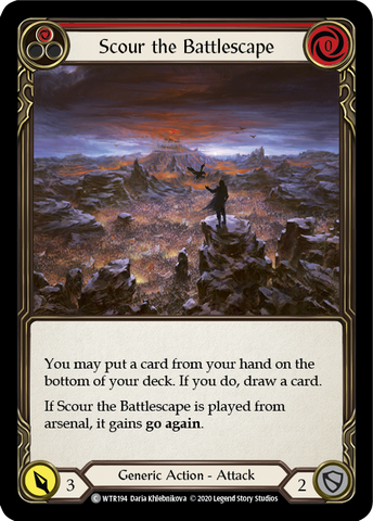Scour the Battlescape (Red) [U-WTR194] (Welcome to Rathe Unlimited) Unlimited Normal 
