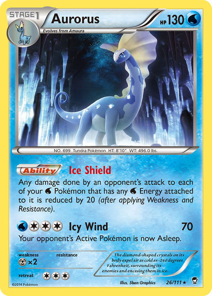 Aurorus (26/111) [XY: Furious Fists] 