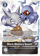 Black Memory Boost! [P-039] (Box Promotion Pack - Next Adventure) [Promotional Cards] 