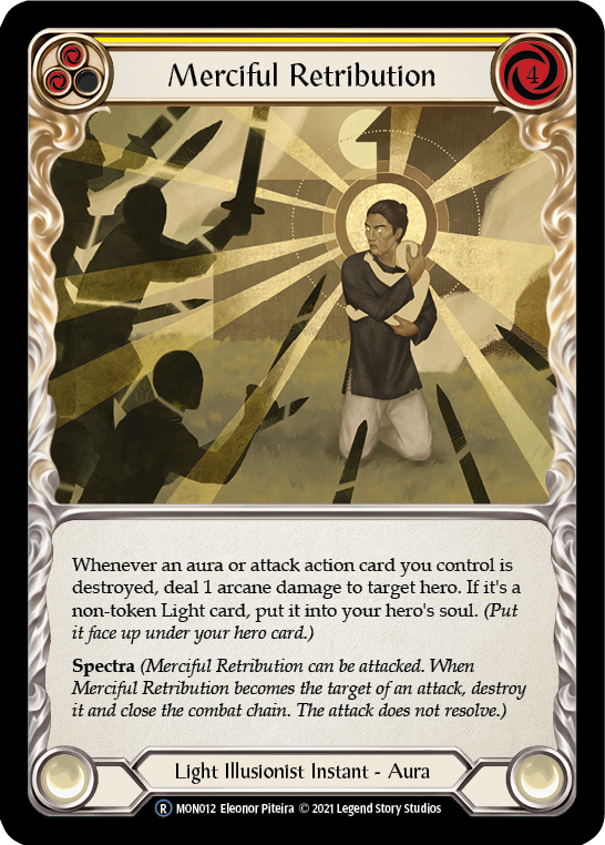 Merciful Retribution [U-MON012-RF] (Monarch Unlimited) Unlimited Rainbow Foil 