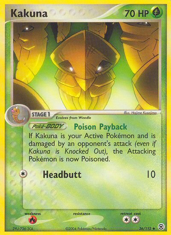 Kakuna (36/112) [EX: FireRed &amp; LeafGreen] 