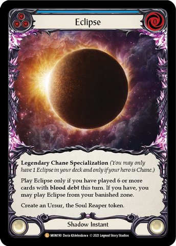 Eclipse [MON190-CF] (Monarch) 1st Edition Cold Foil 
