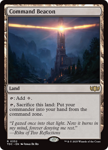 Command Beacon [Tarkir: Dragonstorm Commander] 