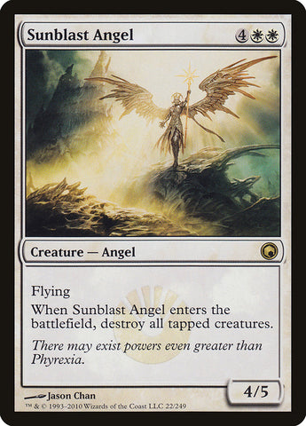 Sunblast Angel [Scars of Mirrodin] 