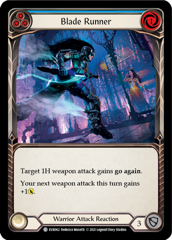 Blade Runner (Blue) [EVR062] (Everfest) 1st Edition Rainbow Foil 