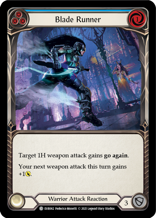 Blade Runner (Blue) [EVR062] (Everfest) 1st Edition Rainbow Foil 
