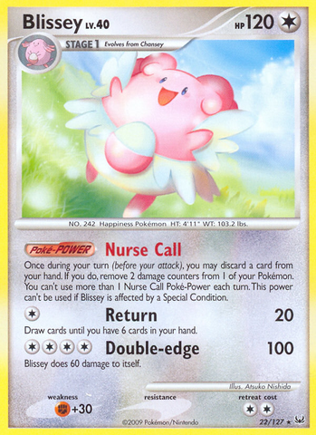 Blissey (22/127) [Platinum: Base Set] 