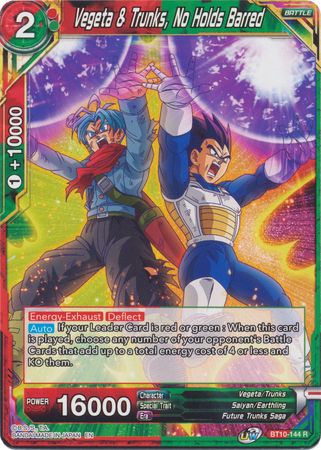 Vegeta &amp; Trunks, No Holds Barred (BT10-144) [Revision Pack 2020] 