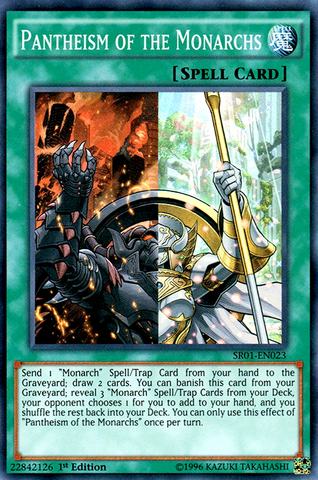Pantheism of the Monarchs [SR01-EN023] Super Rare 