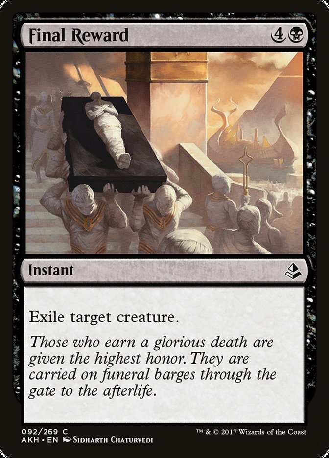 Final Reward [Amonkhet] 