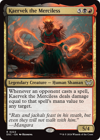 Kaervek the merciless [Duskmourn: House of Horror Commander] 