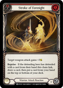 Stroke of Foresight (Red) [U-WTR138] (Welcome to Rathe Unlimited) Unlimited Rainbow Foil 
