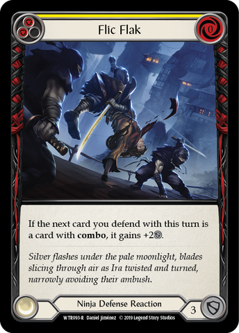 Flic Flak (Yellow) [WTR093-R] (Welcome to Rathe) Alpha Print Rainbow Foil 