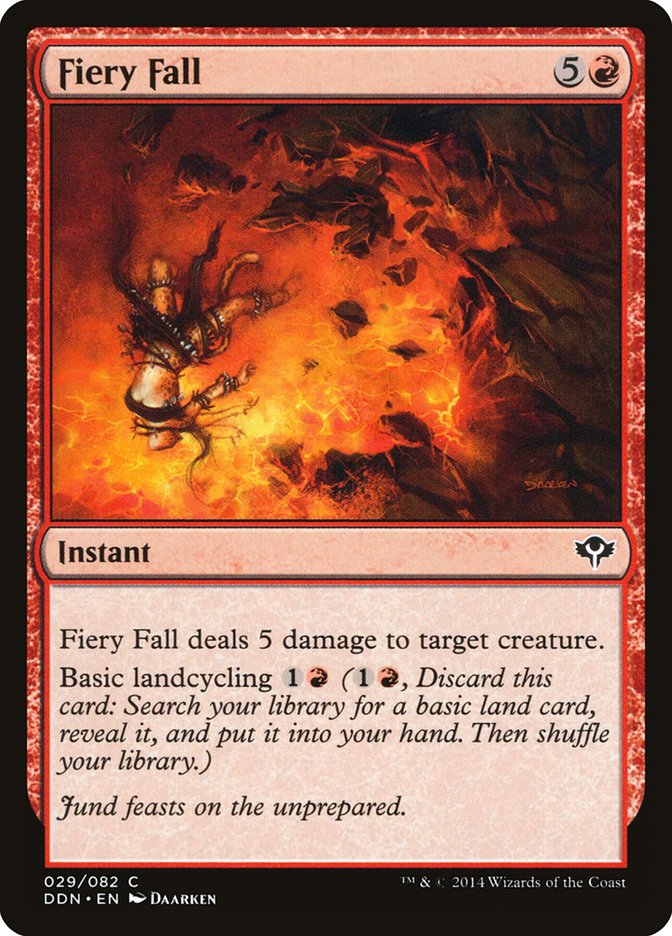 Fiery Fall [Duel Decks: Speed ​​vs. Cunning] 