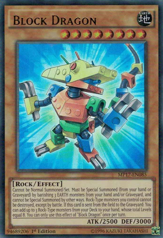 Block Dragon [MP17-EN085] Ultra Rare 