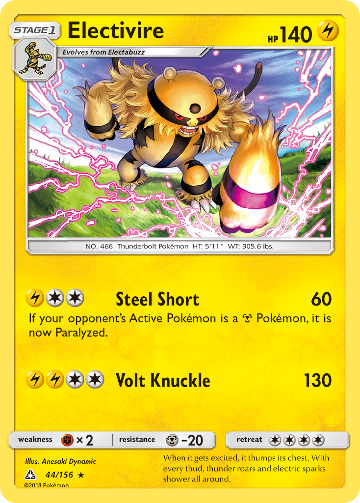 Electivire (44/156) [Sun &amp; Moon: Ultra Prism] 