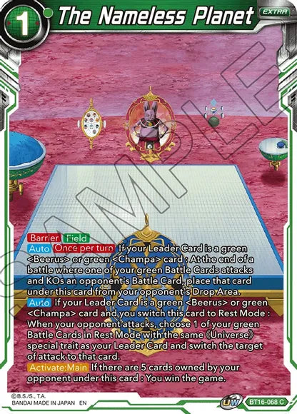 The Nameless Planet (BT16-068) [Realm of the Gods] 