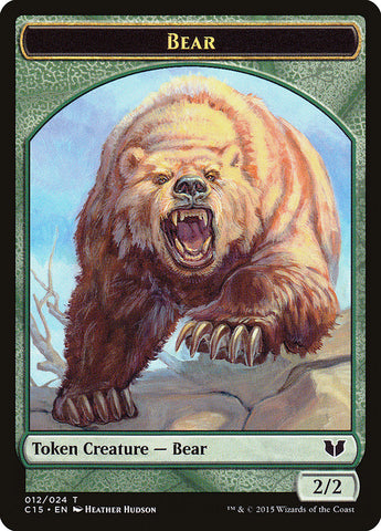 Bear // Spider Double-Sided Token [Order 2015 Tokens] 