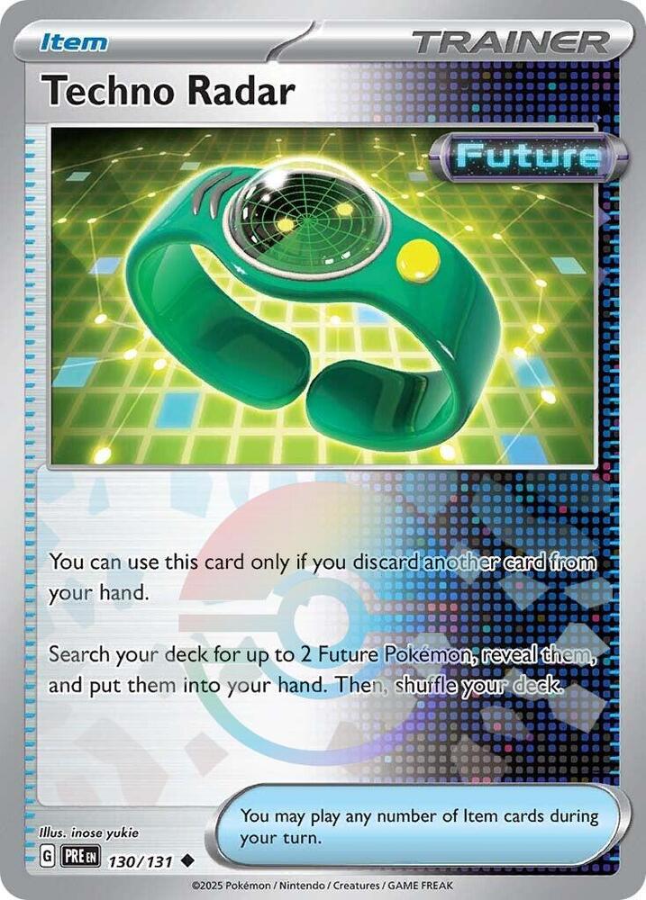 Techno Radar (130/131) (Poke Ball Pattern) [Scarlet &amp; Violet: Prismatic Evolutions] 