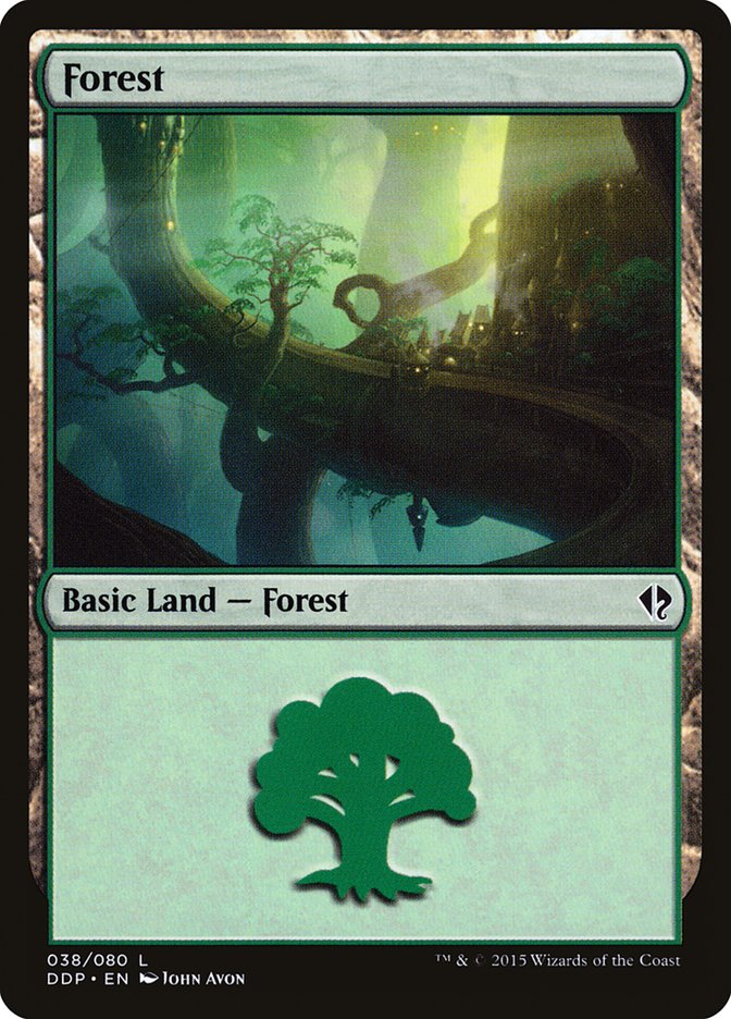 Forest (38) [Duel Decks: Zendikar vs. Eldrazi] 