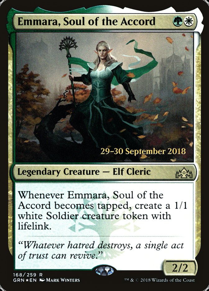 Emmara, Soul of the Accord [Guilds of Ravnica Prerelease Promos] 