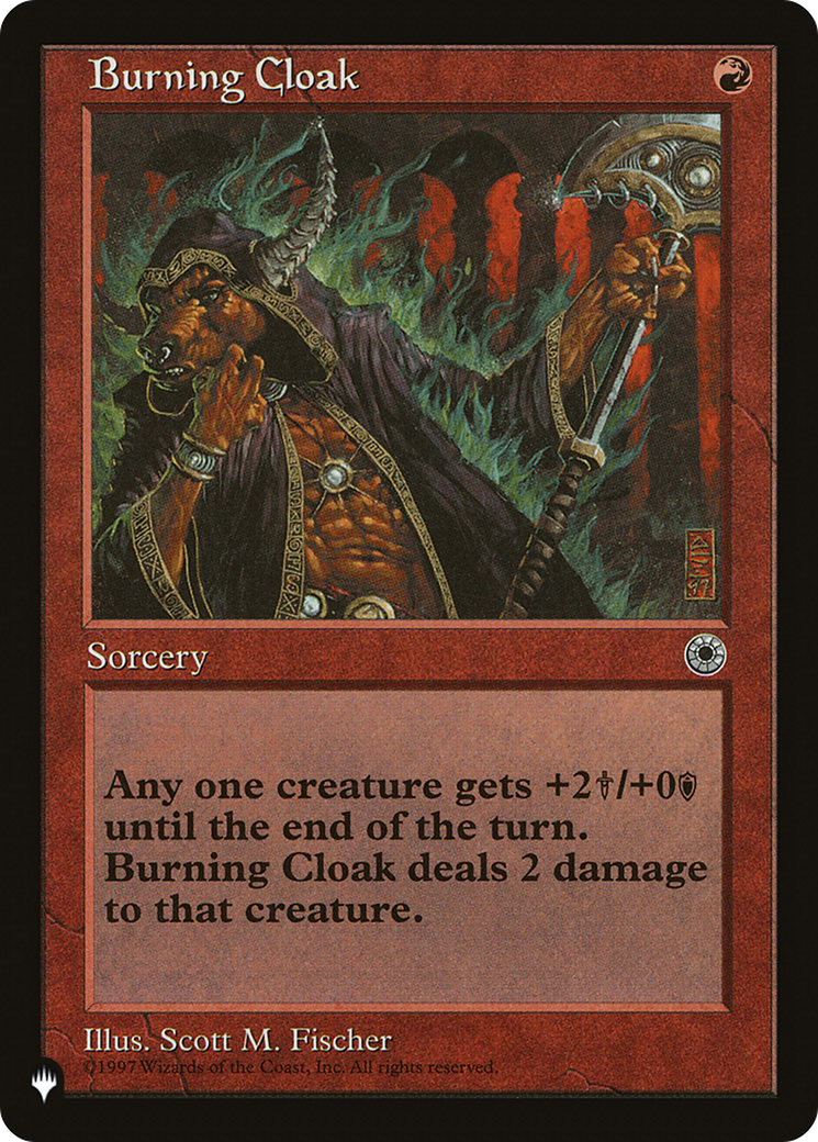 Burning Cloak [The List Reprints] 