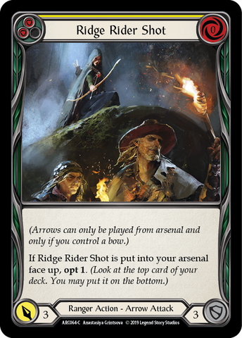 Ridge Rider Shot (Yellow) [ARC064-C] (Arcane Rising) 1st Edition Normal 