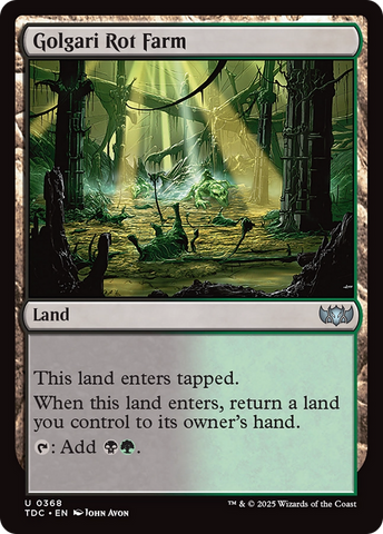 Golgari Rot Farm [Tarkir: Dragonstorm Commander] 
