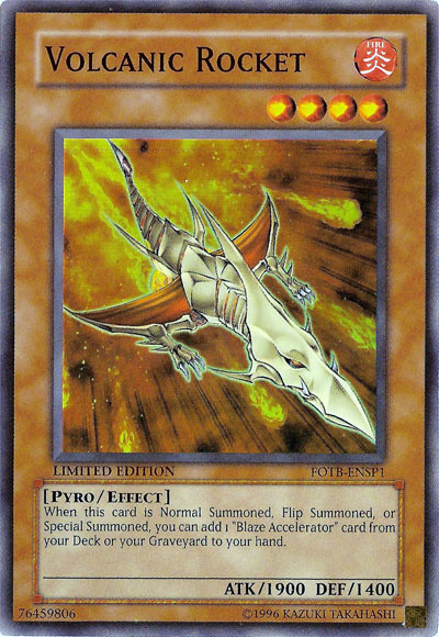 Volcanic Rocket [FOTB-ENSP1] Super Rare 
