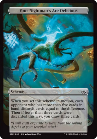 Your Nightmares are delicious [Duskmourn: House of Horror Commander] 