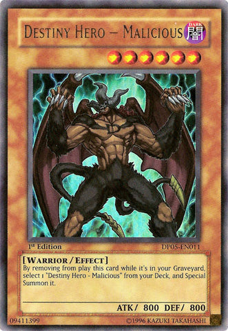 Destiny Hero - Malicious [DP05-EN011] Ultra Rare 