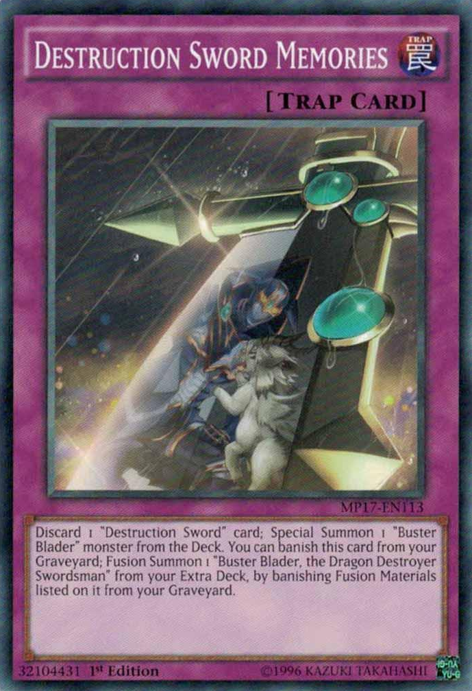 Destruction Sword Memories [MP17-EN113] Common 