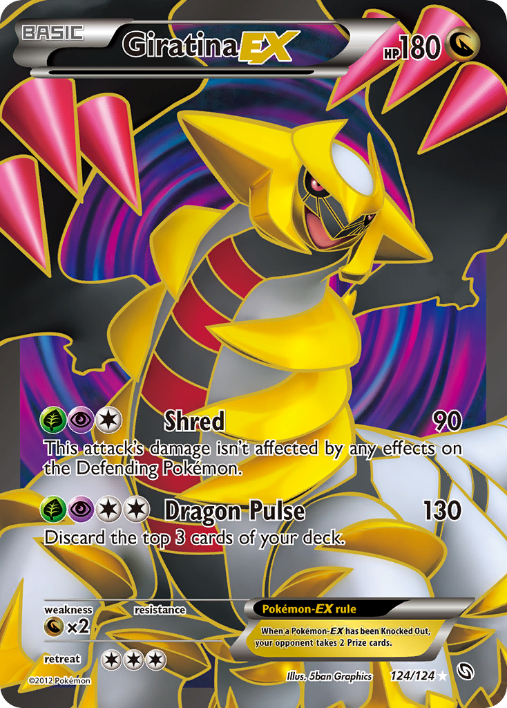 Giratina EX (124/124) [Black &amp; White: Dragons Exalted] 